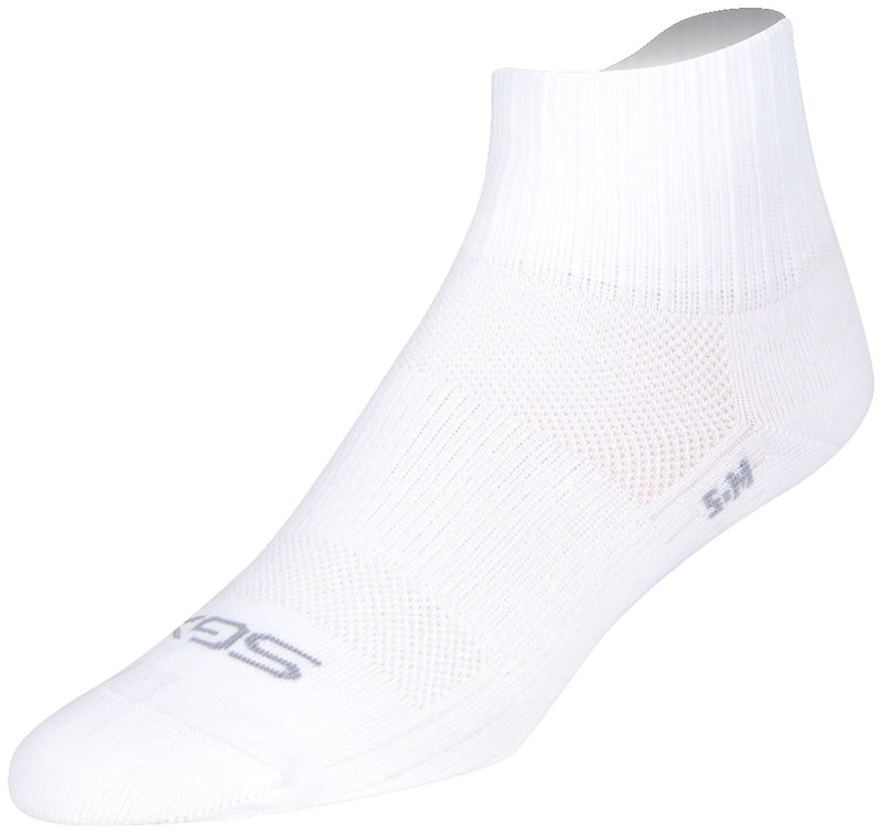 Load image into Gallery viewer, SockGuy SGX White Socks - 2.5", Small/Medium
