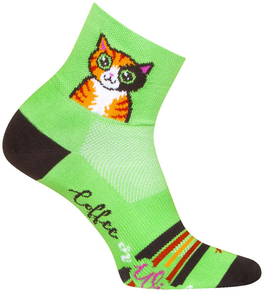 SockGuy Classic Cat Buzz Socks - 3