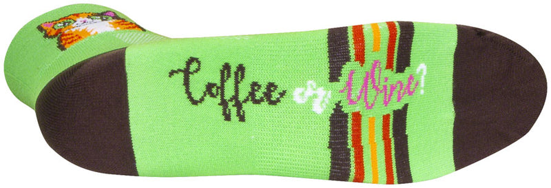 Load image into Gallery viewer, SockGuy Classic Cat Buzz Socks - 3", Small/Medium
