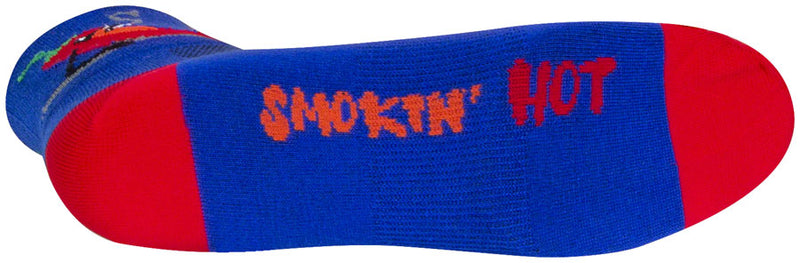 Load image into Gallery viewer, SockGuy Classic Smokin' Hot Socks - 3", Small/Medium
