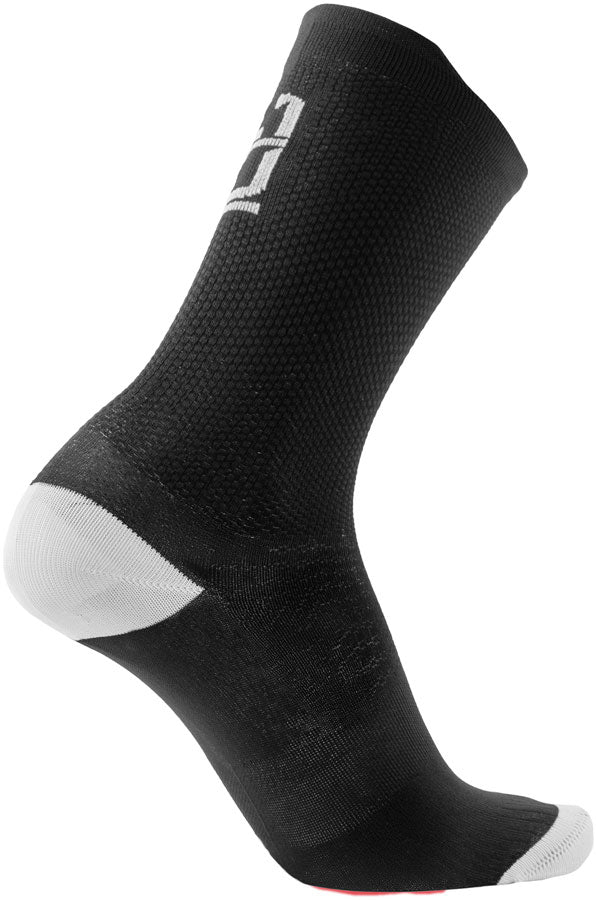 Load image into Gallery viewer, SIDI Nitiidus Socks - Black/White, 18cm, Fits Sizes 40-43
