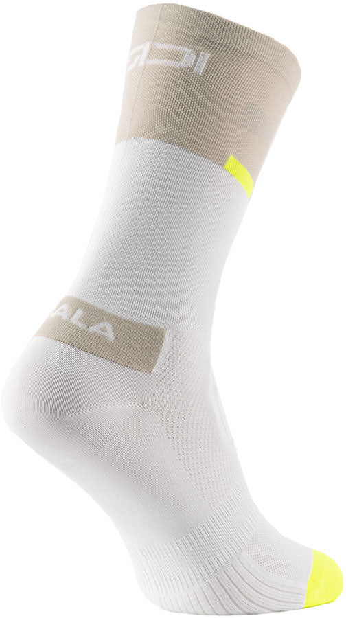 SIDI Neo Socks - White/Sand, 20cm, Fits Sizes 35-39