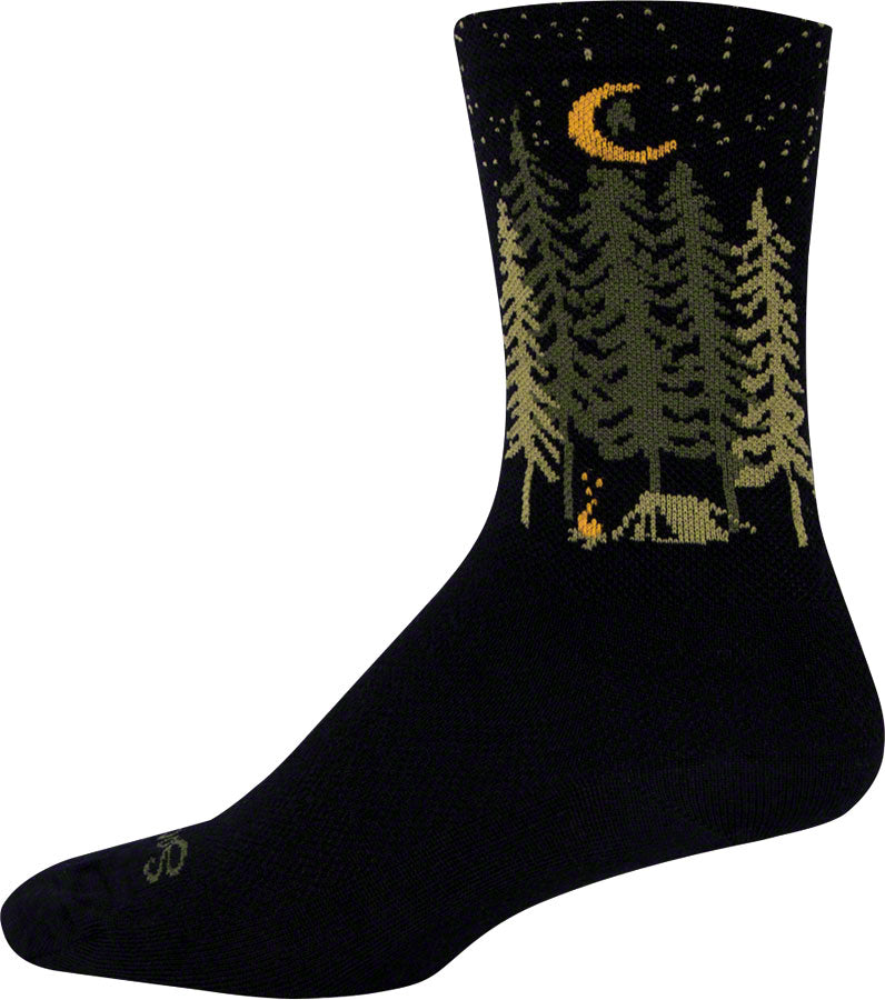 Load image into Gallery viewer, Sockguy Sockguy Wool Crew Sock Camper 6" Wool Crew Lg/xl Footwear

