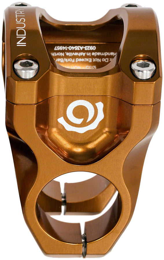 Load image into Gallery viewer, Industry Nine A35 Stem - 50mm, 35mm Clamp, +/-6, 1 1/8", Aluminum, Bronze
