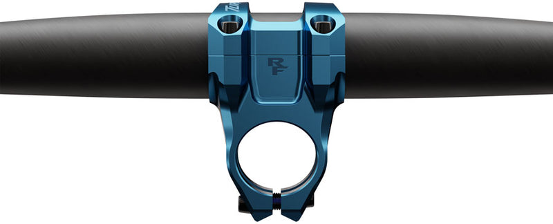 Load image into Gallery viewer, RaceFace Turbine Stem - 40mm, 35mm Clamp, +/-0, 1 1/8", Turquoise
