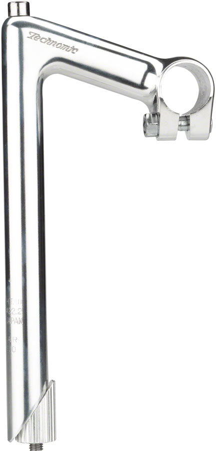 Load image into Gallery viewer, Nitto Technomic Stem 90mm Clamp 26mm -18 Deg 22.2-24tpi Quill Silver Aluminum
