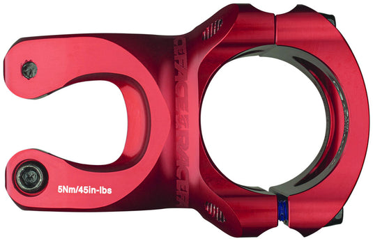 RaceFace Turbine R 35 Stem 40mm Clamp 35mm +/-0 Deg 1 1/8 in Red Aluminum MTB