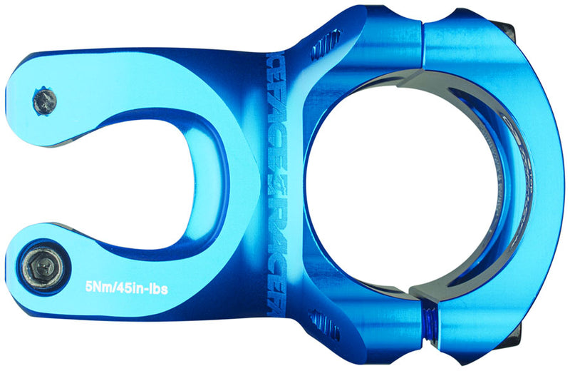 Load image into Gallery viewer, RaceFace Turbine R 35 Stem Length 32mm Clamp 35mm +/-0 1 1/8 in Blue Aluminum
