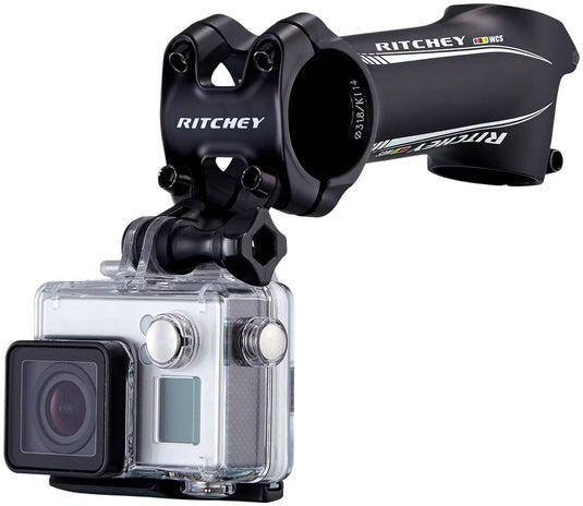 Ritchey Universal Aluminum Stem Face Plate Accessory Mount For GoPros Black
