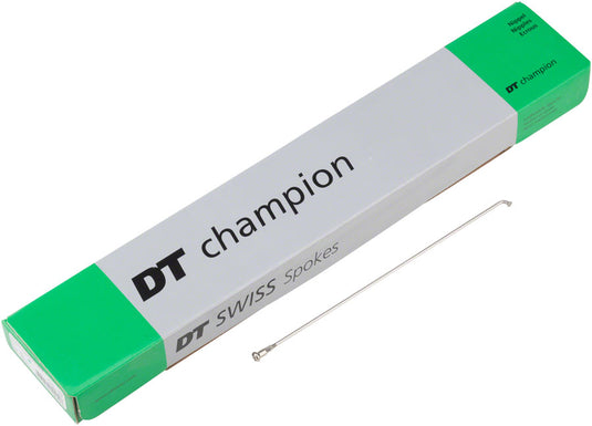 DT-Swiss-Champion-2.0-Silver-Spokes-Box-of-100-Spoke-Mountain-Bike-Road-Bike-SP1267