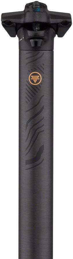 Load image into Gallery viewer, Teravail Stratum Carbon Seatpost - 31.6 x 400mm, 18mm Offset, Black
