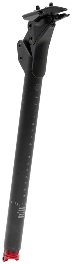 Redshift Sports ShockStop Pro Suspension Seatpost - 27.2 x 350mm, 35mm Travel, Aluminum, Black