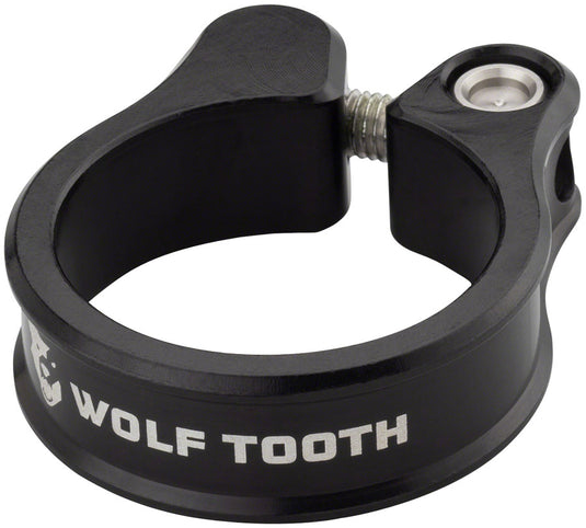 Wolf Tooth 28.6mm Aluminum Seatpost Clamp with Self-Aligning Bolt