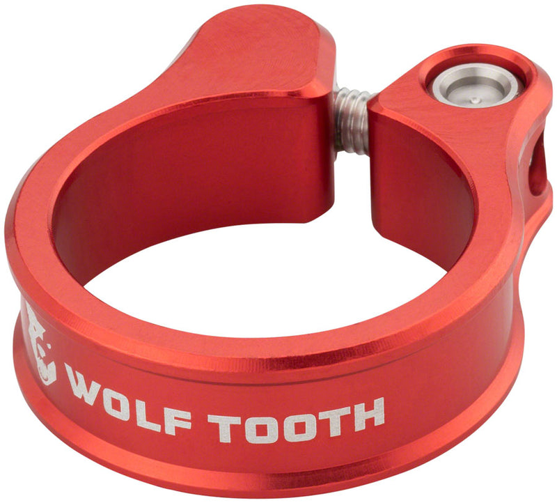 Load image into Gallery viewer, Wolf Tooth 28.6mm Aluminum Seatpost Clamp with Self-Aligning Bolt
