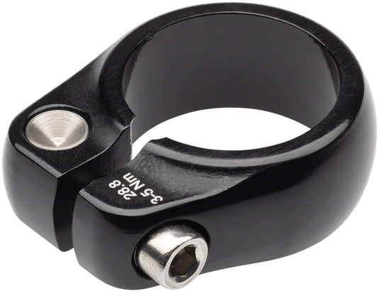 Salsa Lip-Lock Seatpost Clamp - 28.8mm, Bolt-On, Black