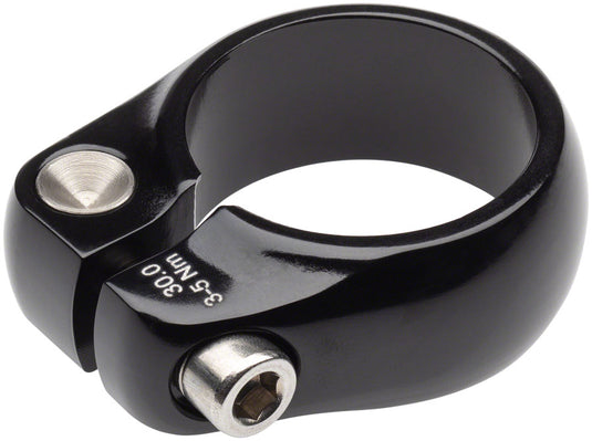 Salsa Lip-Lock Seatpost Clamp - 30.0mm, Bolt-On, Black