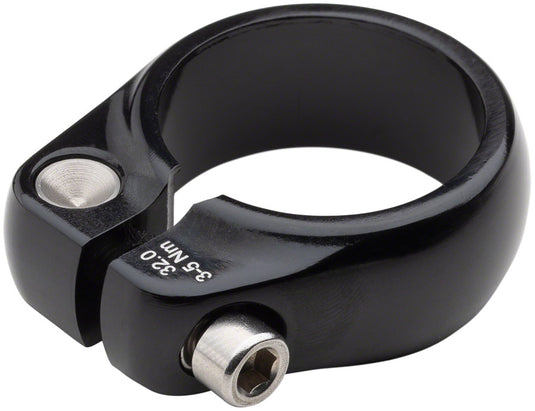 Salsa Lip-Lock Seatpost Clamp - 32.0mm, Bolt-On, Black