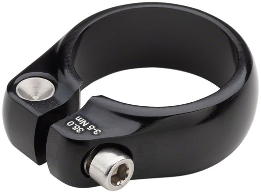 Salsa Lip-Lock Seatpost Clamp - 35.0mm, Bolt-On, Black