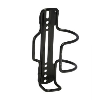 Tanaka 8 Moves LH Side Load Aluminum Bottle Cages Adjustable Duraluminum Bike Bottle Holders, Black (Set of 2)