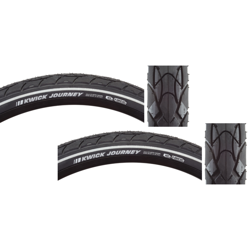 Load image into Gallery viewer, Kenda-Kwick-Journey-Sport-KS-20-in-1.35-Wire-TIRE1894PO2-Wire-Bead-Tires
