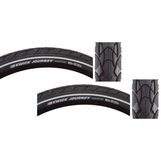 Kenda-Kwick-Journey-Sport-KS-700c-38-Wire-TIRE1904PO2-Wire-Bead-Tires