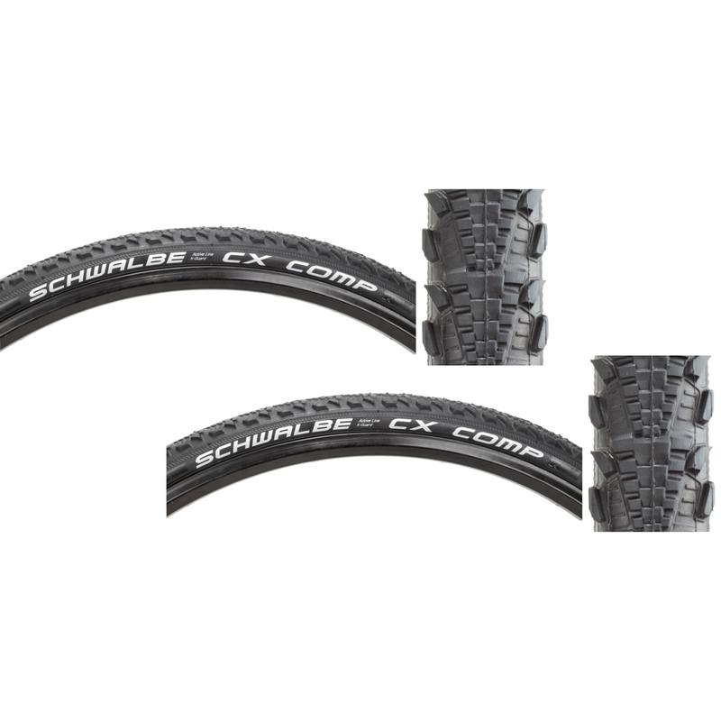 Load image into Gallery viewer, Schwalbe-CX-Comp-Tire-700c-38-Wire-TIRE1958PO2-Wire-Bead-Tires
