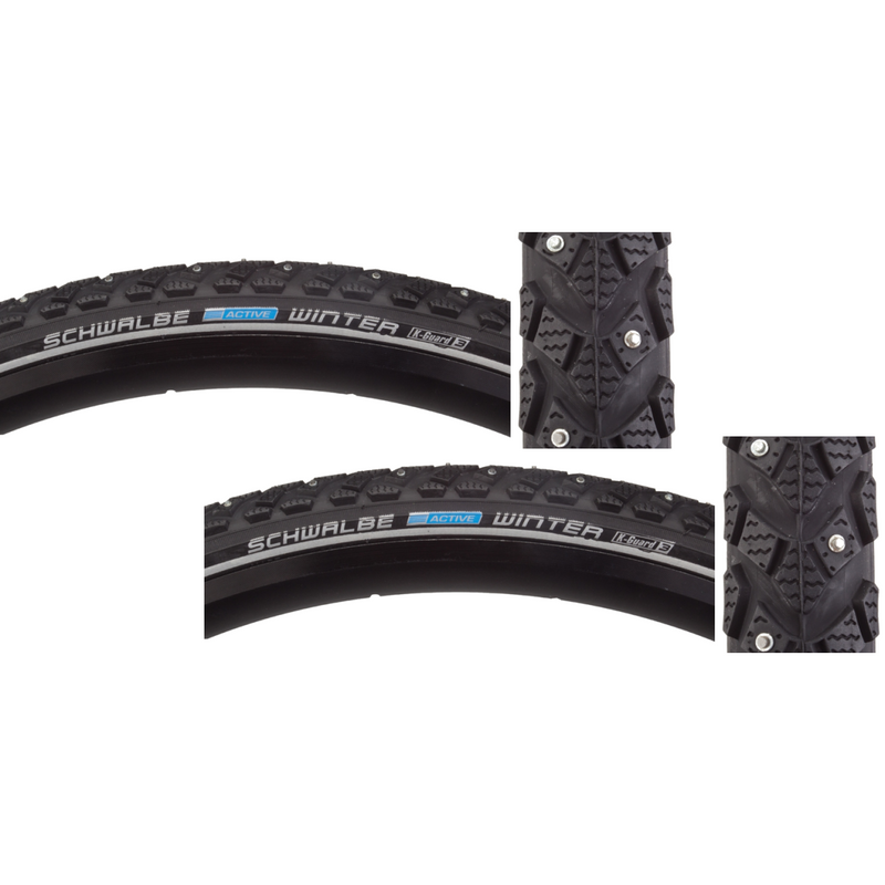 Load image into Gallery viewer, Schwalbe-Winter-Tire-700c-35-Wire-TIRE2040PO2-Wire-Bead-Tires
