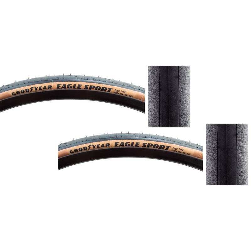 Load image into Gallery viewer, Goodyear-Eagle-Sport-Tire-700c-28-Folding-TIRE2474PO2-Folding-Tires
