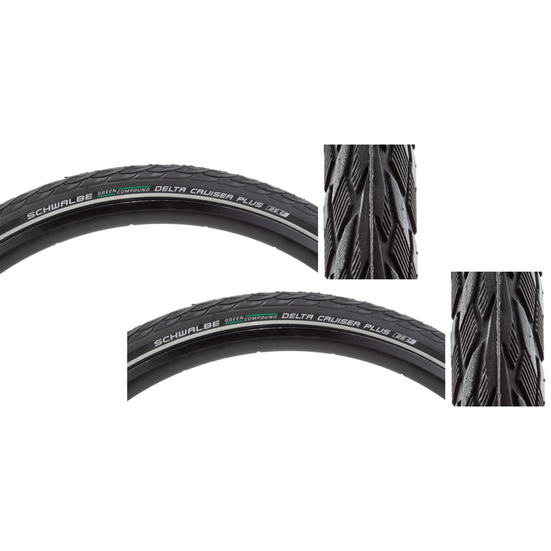 Load image into Gallery viewer, Schwalbe-Delta-Cruiser-Active-Twin-PG-26-in-2-Wire-TIRE4701PO2-Wire-Bead-Tires
