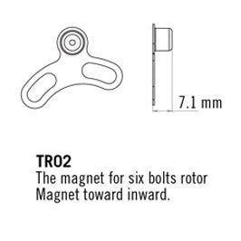 Load image into Gallery viewer, TRP-TR02-Disc-Rotor-Parts-and-Lockrings-Universal-DSRT0907
