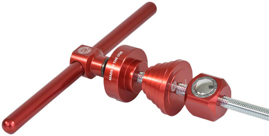 Wheels Manufacturing Headset Press Pro Install Kit Headset Bearing Press Red BP0008