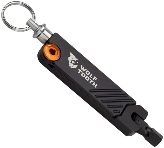 Wolf Tooth Components 6-Bit Hex Wrench Multi-Tool w/ Key Ring, Black