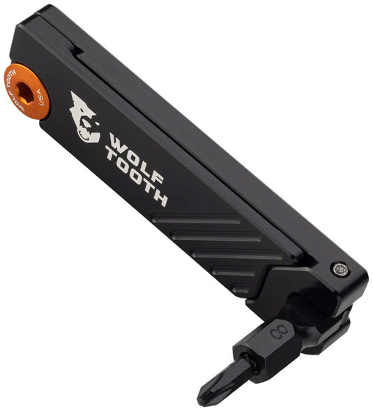 Wolf Tooth Components 6-Bit Hex Wrench Multi-Tool w/ Key Ring, Black