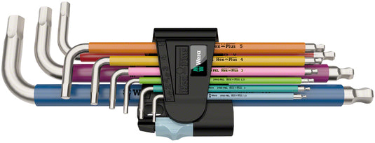 Wera-3950-9-Hex-Plus-Multicolor-Stainless-1-L-Key-Set-Hex-Wrenches-TL0394