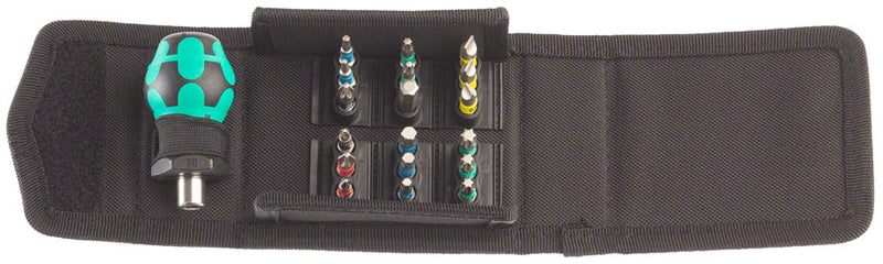 Load image into Gallery viewer, Wera Kraftform Kompakt Stubby 1, Screwdriver, 1/4'' Bits anb Pouch included
