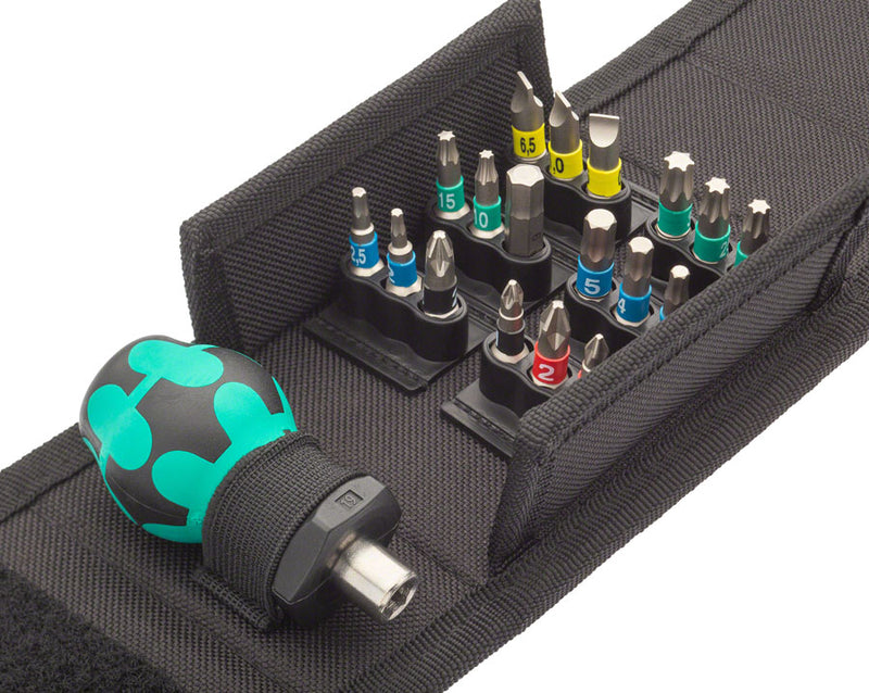Load image into Gallery viewer, Wera Kraftform Kompakt Stubby 1, Screwdriver, 1/4'' Bits anb Pouch included
