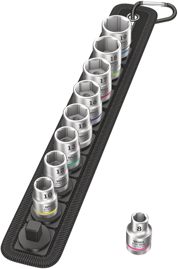 Load image into Gallery viewer, Wera Belt B 4 Zyklop socket set - 3/8" drive, 9 pieces
