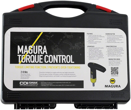 Magura Torque Tool Torque Wrench Black/Yellow T25, M4, M5 and M6 2 702 539