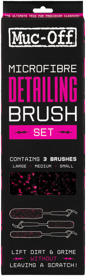 Load image into Gallery viewer, Muc-Off Microfibre Brush Kit - Set of 3
