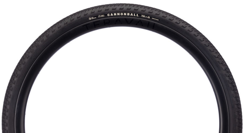 Load image into Gallery viewer, Teravail Cannonball Tire - 700 x 40, Tubeless, Folding, Black, Light and Supple, Fast Compound
