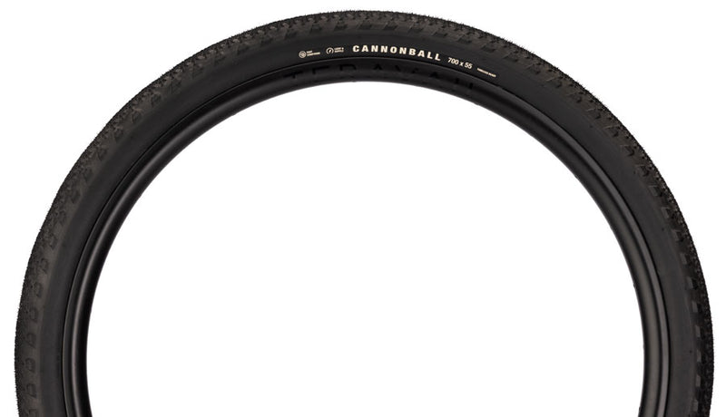 Load image into Gallery viewer, Teravail Cannonball Tire - 700 x 55, Tubeless, Folding, Folding, Black, Light and Supple, Fast Compound
