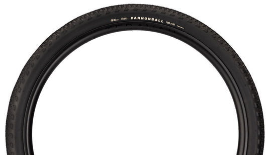 Teravail Cannonball Tire - 700 x 55, Tubeless, Folding, Folding, Black, Light and Supple, Fast Compound