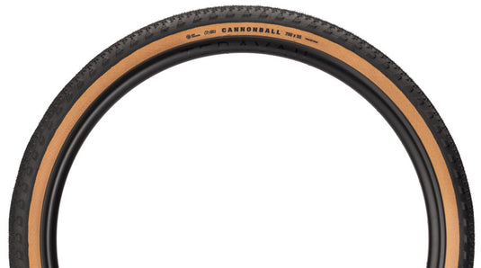 Teravail Cannonball Tire - 700 x 50, Tubeless, Folding, Tan, Light and Supple, Fast Compound