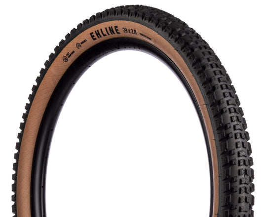 Premium Teravail Ehline 29 x 2.5 Tubeless Ready Folding Tan Mountain Bike Tires Durable, Fast, and Traction-Enhanced