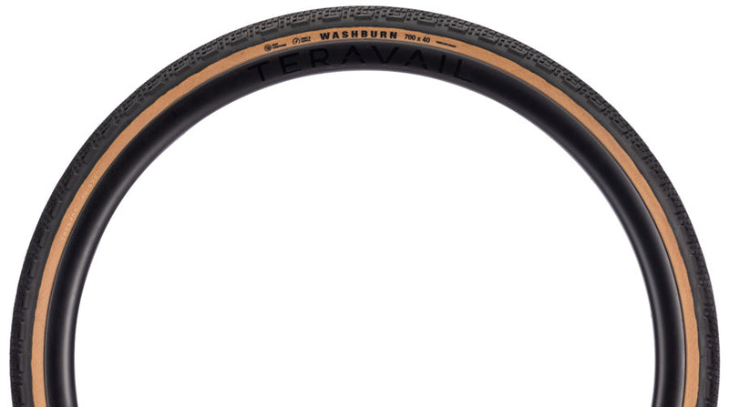 Load image into Gallery viewer, Teravail Washburn Tire - 700 x 40, Tubeless, Folding, Tan, Light and Supple, Fast Compound
