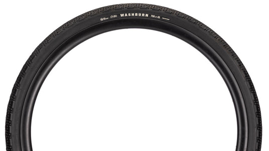 Teravail Washburn Tire - 700 x 45, Tubeless, Folding, Black, Durable, Fast Compound