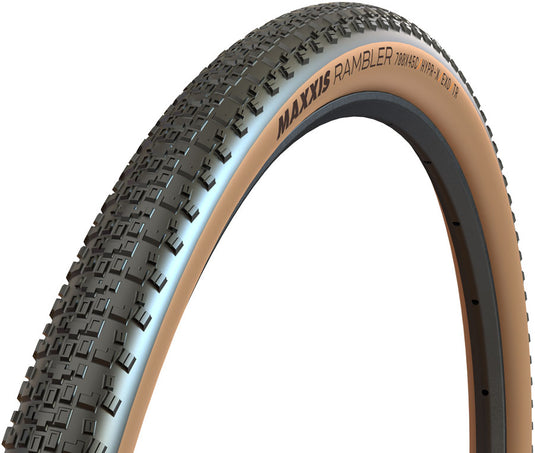 2 Pack Maxxis Rambler Tire 700 x 38 Tubeless Folding Black/Dark Tan Dual