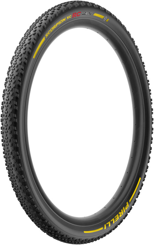 Pirelli Scorpion XC RC 29 x 2.4 Tubeless Mountain Bike Tires - Lightweight, Race-Ready, Yellow Label (Qty 2)