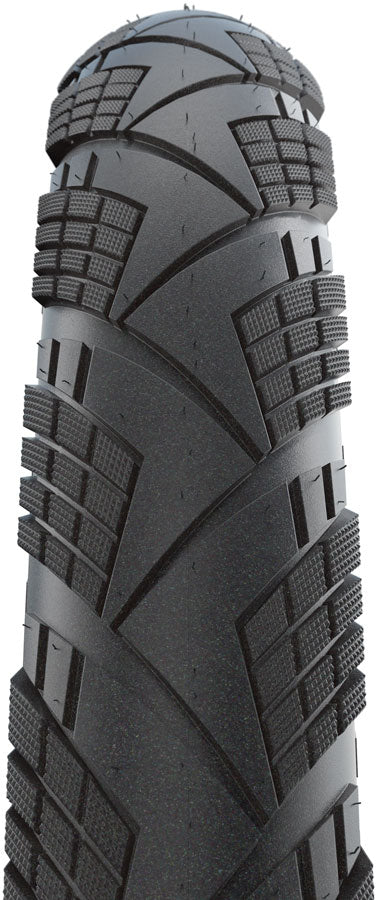 Schwalbe Marathon Efficiency Pro Tire - 700 x 40, Tubeless, Folding, Black/Reflex, Pro, V-Guard, Addix Race, E-50