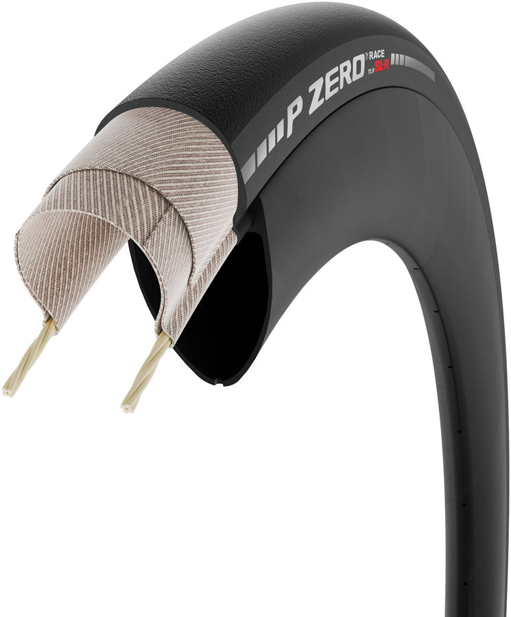 Load image into Gallery viewer, Pirelli P ZERO Race SL-R TLR Road Tire, 700x30C, Folding, Tubeless Ready, SmartEVO2, LiteCore, PAAS, 120TPI, Black
